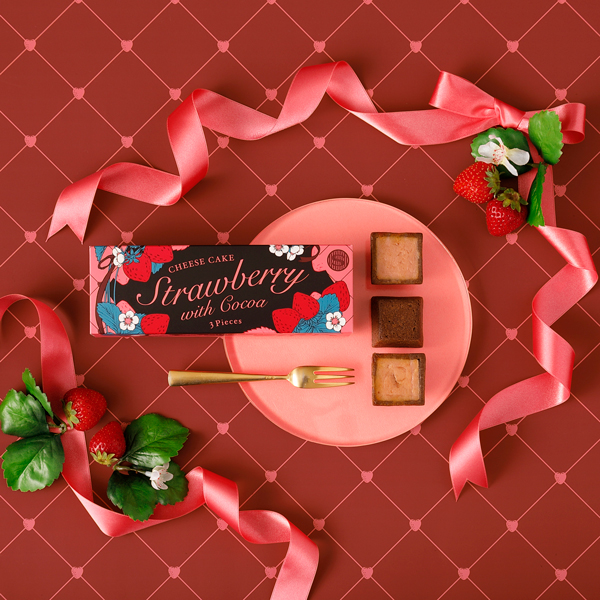 いちごチーズケーキwithココア3個入